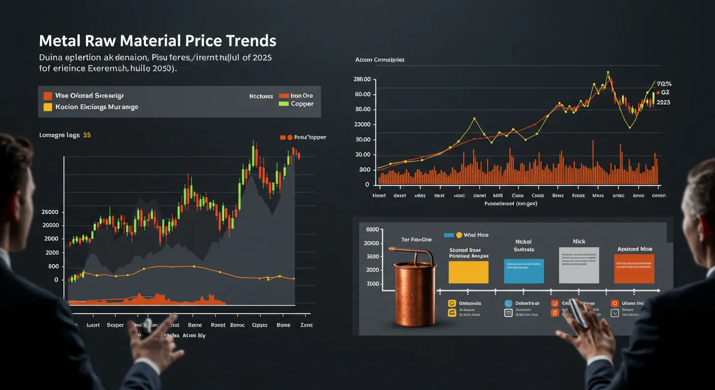 Metaalgrondstofprystendense in die eerste helfte van 2025